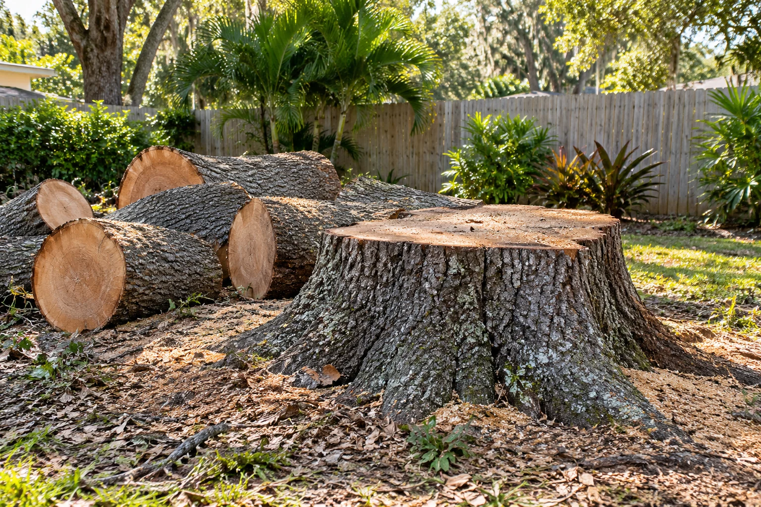 Tree Removal landscape in Sarasota